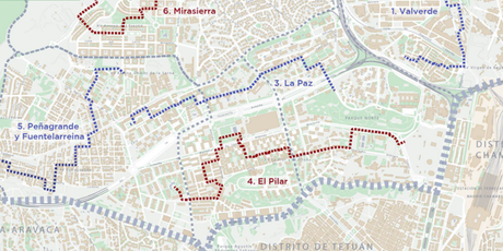 Mapeos colectivos por el Distrito de Fuencarral-El Pardo de Madrid