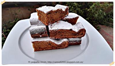 Bizcocho de nescafe y miel