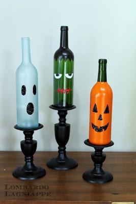 Botellas decoradas halloween