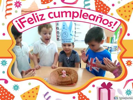 PRIMER CUMPLEAÑOS EN CLASE