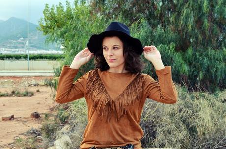 Fringed dress Fringes and animal print (14)