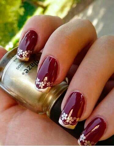 Marsala Nails