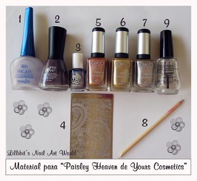 RETO COLORES 3 (Morado): Paisley Heaven de Yours Cosmetics