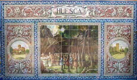 Los bancos de la Plaza de España (27): Huesca.