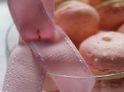 Macarons rosas para contra cancer mama