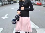 Pleated soft skirt