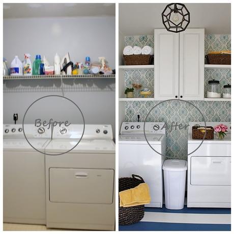 BEFORE/AFTER LAUNDRY ROOM
