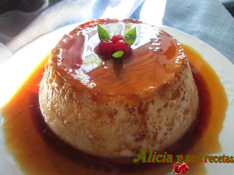 FLAN DE HUEVO Y LECHE