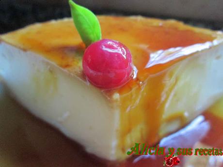 FLAN DE HUEVO Y LECHE