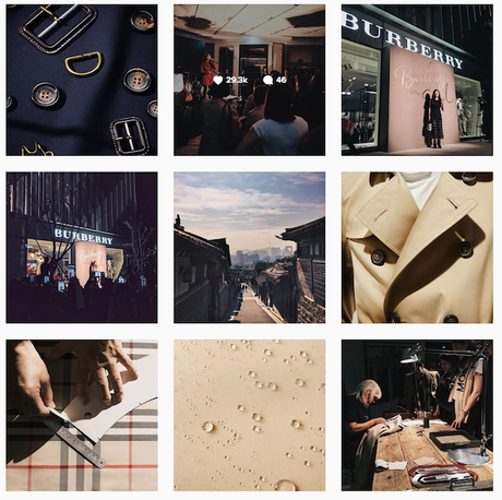 burberry instagram