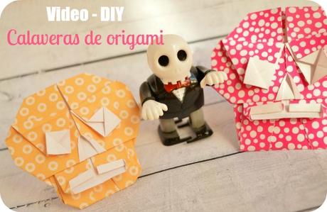 DIY: Calavera día de los muertos de origami