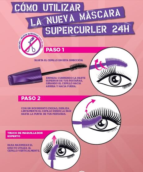 “Supercurler 24h Volume & Curl” de RIMMEL – máscara y rizador de pestañas todo en uno