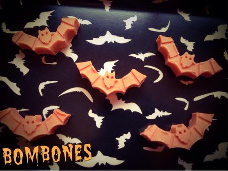 Bombón murciélago para Halloween