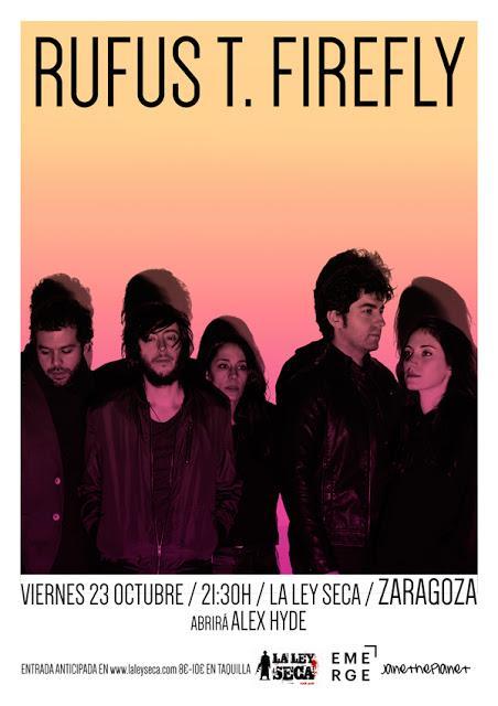 ESTE VIERNES EN ZARAGOZA! RUFUS T. FIEFLY EN CONCIERTO!