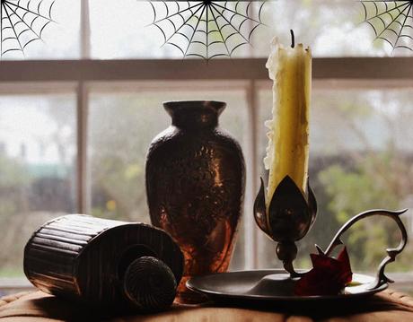 halloween, día de todos los santos, decoración, antigüedades, metal, ideas