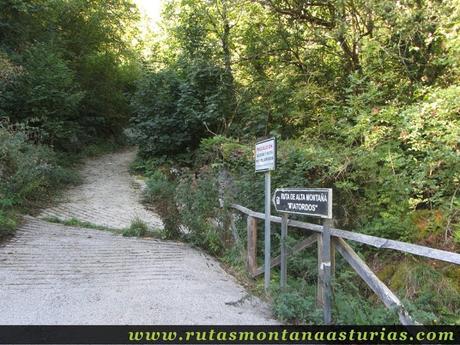 Ruta circular Taranes Tiatordos: Inicio de ruta en Taranes