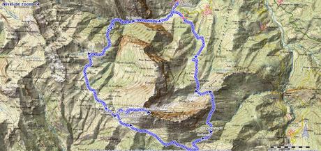 Mapa ruta Tiatordos Taranes