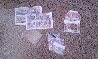 Manualidades: CARTERA DE PAPEL IV (Making off) Manualidades: CARTERA DE PAPEL IV (Making off)