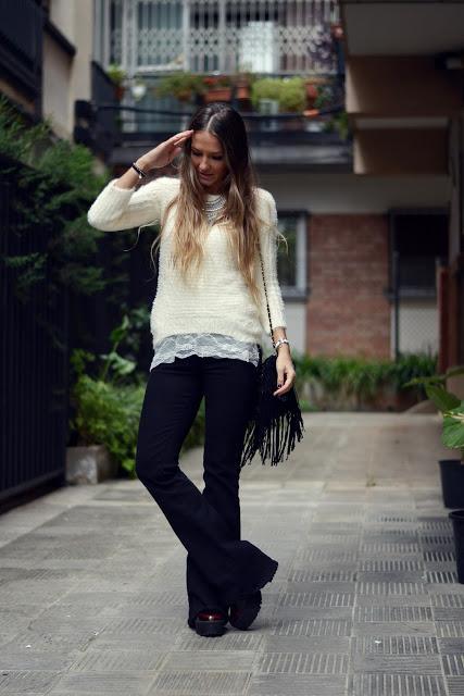 FLARED IN BLACK FLARED IN BLACK