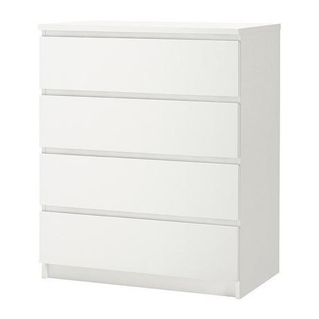 Decorar la habitación de mi bebé – II malm-comoda-de-cajones-blanco