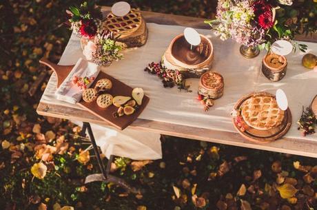 mesas otoñales de boda