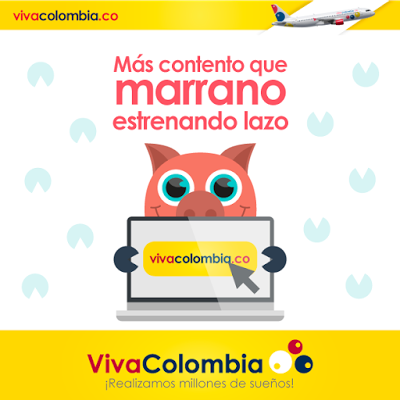 Aerolínea Viva Colombia renueva su página web