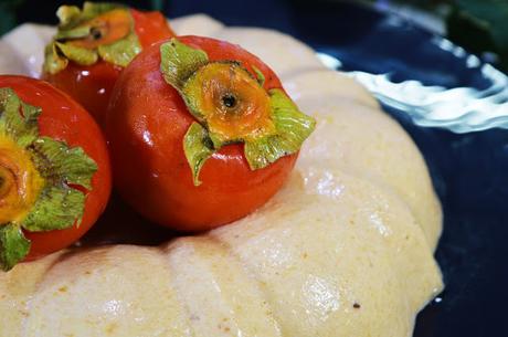 Bavaroise de caqui. Participo en el Reto de Octubre de Cocineros del Mundo