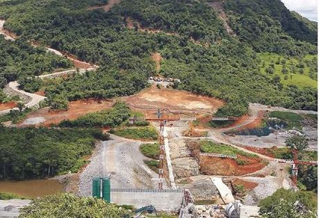  Hidroeléctrica San Bartolo, ubicada en Veraguas, en construcción.