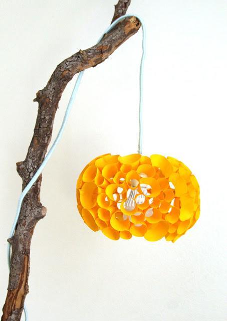 DIY: Lámpara Coral de papel