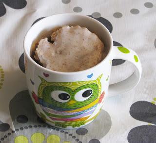 Mug cake de canela (sin gluten)