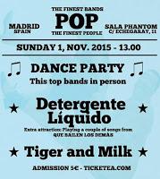 Concierto de Detergente Líquido y Tiger and Milk en Sala Phatom