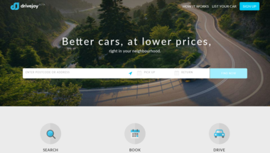 drivejoy.co .uk  ¿Un coche? mejor cómprate un móvil para acceder a él