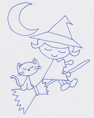 Patrón gratuito: bordado de Halloween / Free pattern: Halloween embroidery