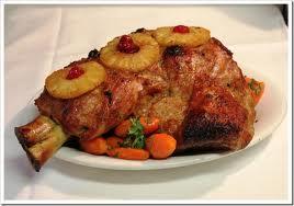 Pierna de Puerco con piña