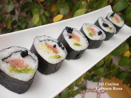 COMO PREPARAR ARROZ PARA HACER SUSHI Y PREPARAR MAKI SUSHI