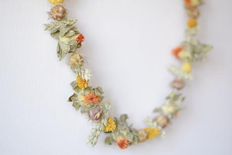 DIY. Dry flowers garland #fall #autumn 