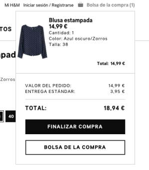 Bolsa de Compra - H&M
