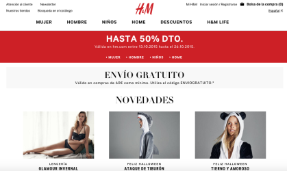 Página inicio - H&M