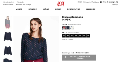 Producto Seleccionado - H&M