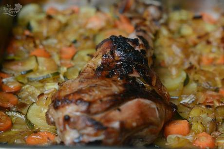 Pierna de cordero lechal en cama de verduras tererecetas 01