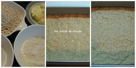 Brownies de chocolate con avena