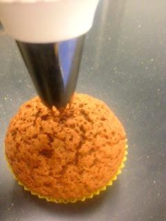 CUPCAKES -  BROWNIE CON BOMBON FERRERO ROCHER