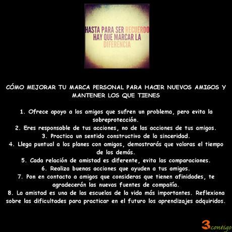 cómo mejorar tu marca personal en la amistad