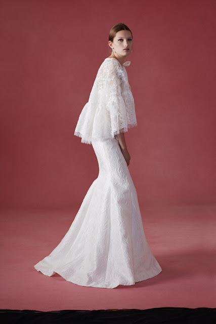Vestido de novia de Óscar de la Renta para otoño-invierno 2016 