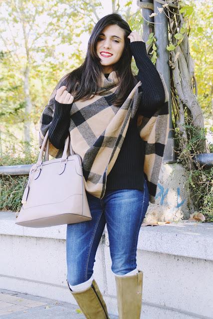 Los ponchos son para el otoño (OOTD)