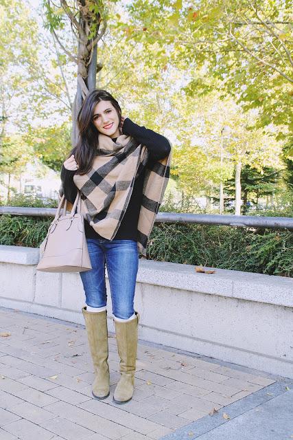 Los ponchos son para el otoño (OOTD)