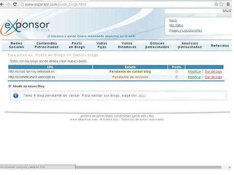 Como monetizar tu blog con Exponsor.com Como monetizar tu blog con Exponsor.com