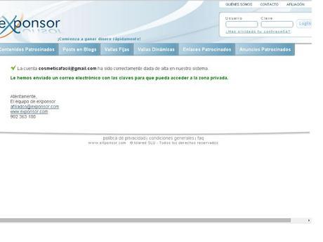 Como monetizar tu blog con Exponsor.com