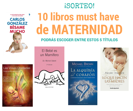 Sorteo 10 libros maternidad