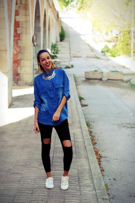 LOOK CON CAMISA VAQUERA LOOK CON CAMISA VAQUERA